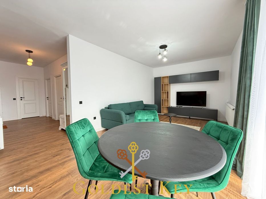 NOU - apartament cu 3 camere, 2 bai, balcon si 2 parcari
