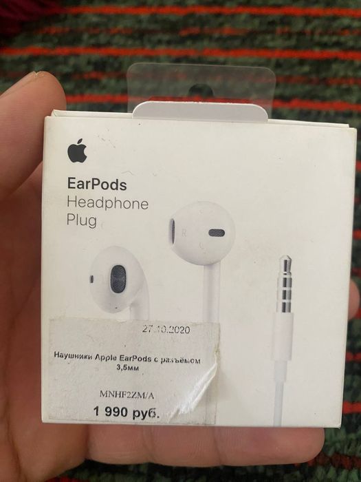 Iphone orginal naushnik yangi ishlatilmagan