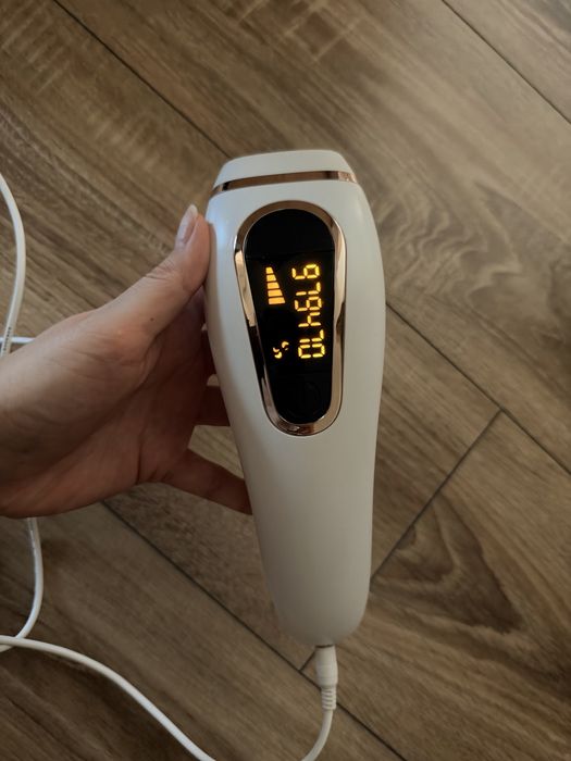 IPL Laser Hair Removal Device – White & Rose Gold