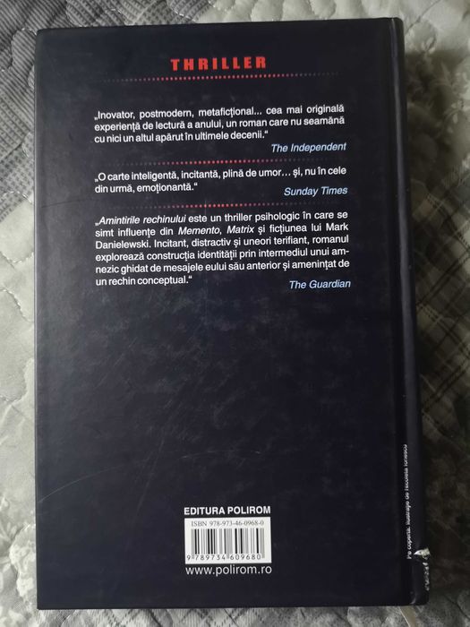 Carte Amintirile Rechinului - Steven Hall