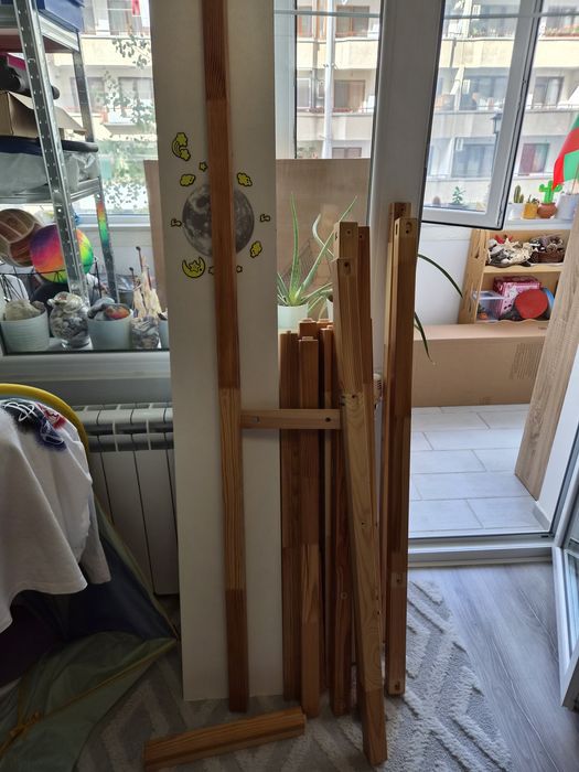 Легло двуетажно ikea Kura 200x90
