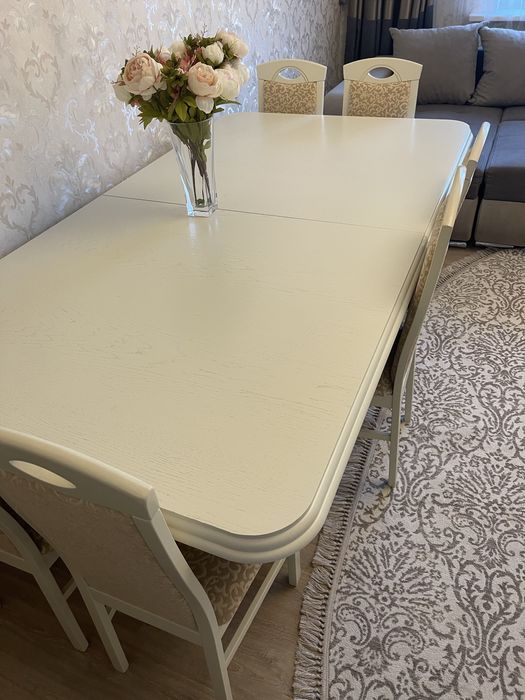 Стол раскладной со стульями