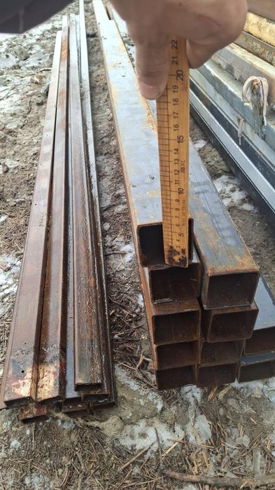 Трубы и уголки для стойки