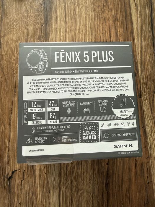 Fenix 5 Plus sapphire