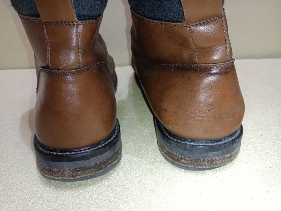 Zara Man кафяви кожени боти N 44 - 19 лв