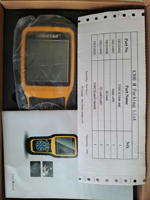 Диагностичен тестер за калибриране на километража, OBDSTAR X300M