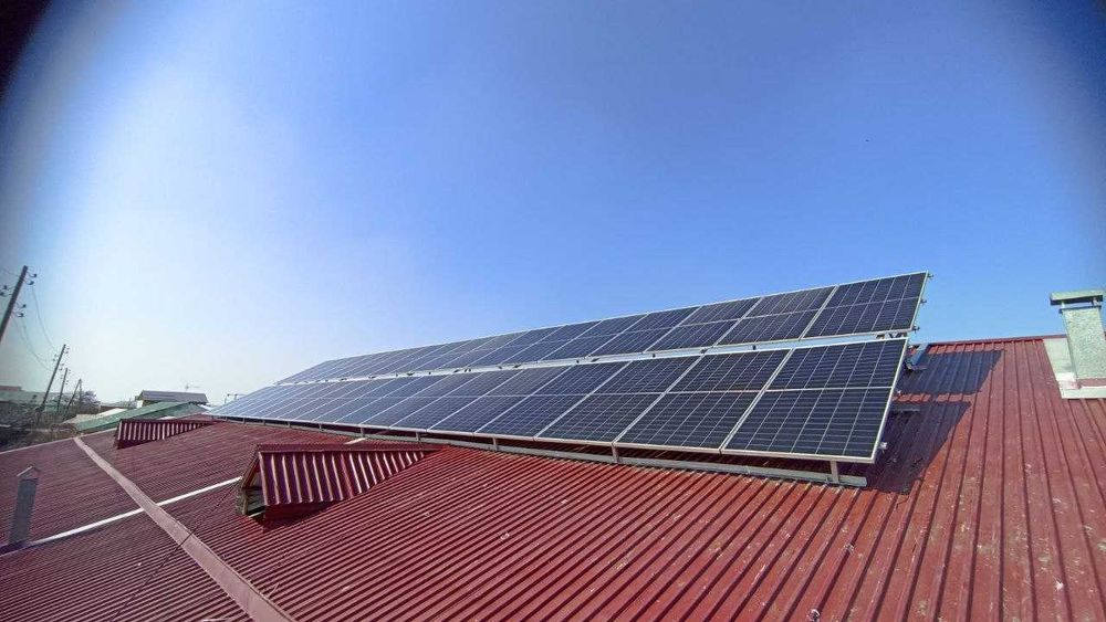 Quyosh panel podkluch ustanovka - установка солнечных панелей