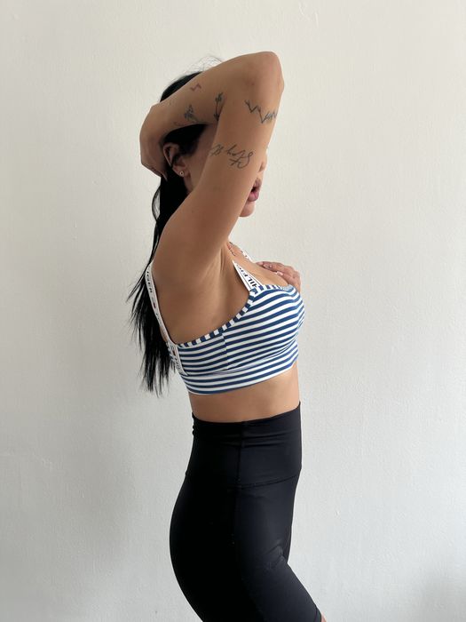 Дамско бюстие Tommy Hilfiger, синьо и бяло /S, M, L/