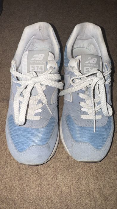 New Balance 574  Carolina Blue