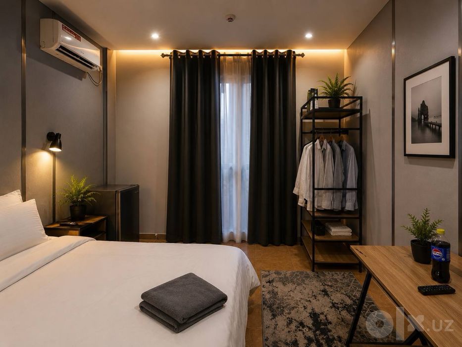 Zamonaviy Kunlik hotel bez zaks| 24/7 xizmat