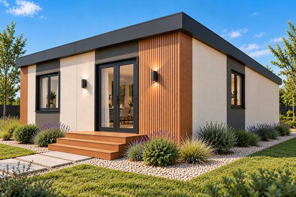 Сглобяема къща SHELTER M7 – 42 м², 2 спални, 19 900 €