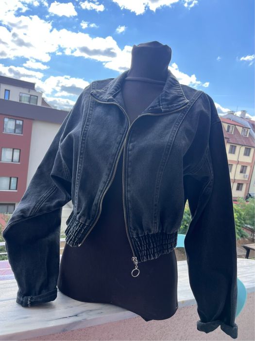 Дамско дънково яке