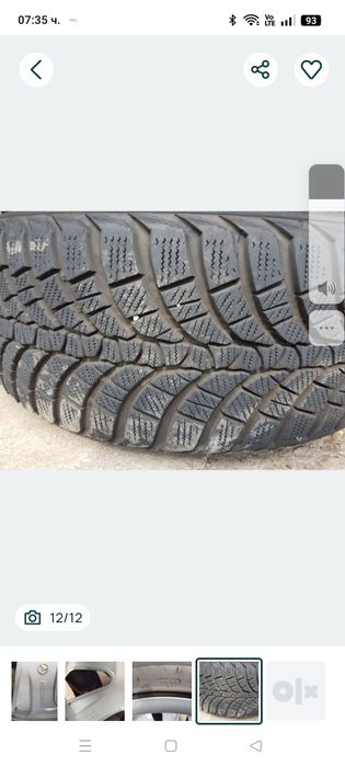 Зимни гуми -17цола -245/55-1бр.-95лв."KUMHO"-като нови