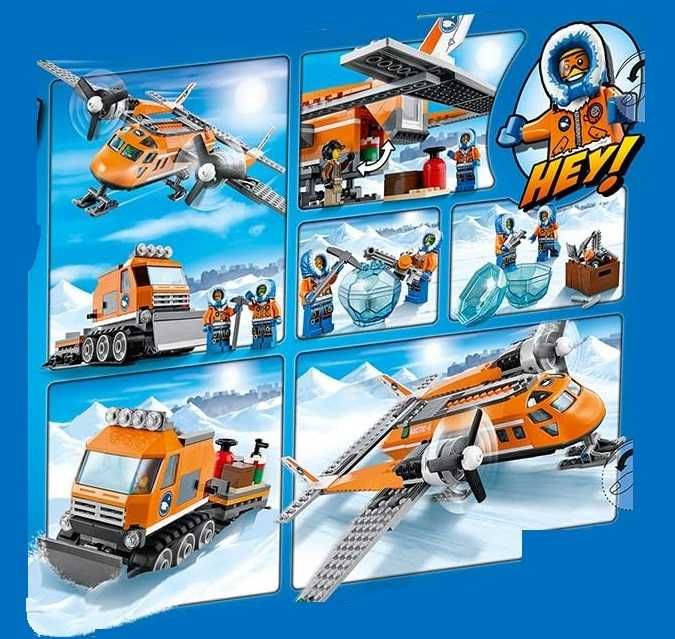NOU TIP brand L Set Avion cargo de aprovizionare City Arctic 60064