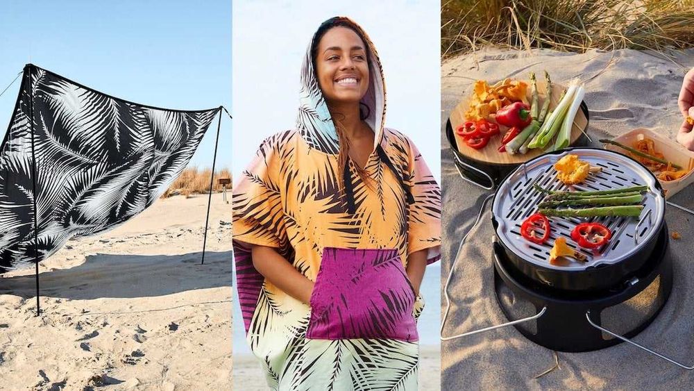 Poncho de plaja Ikea surf