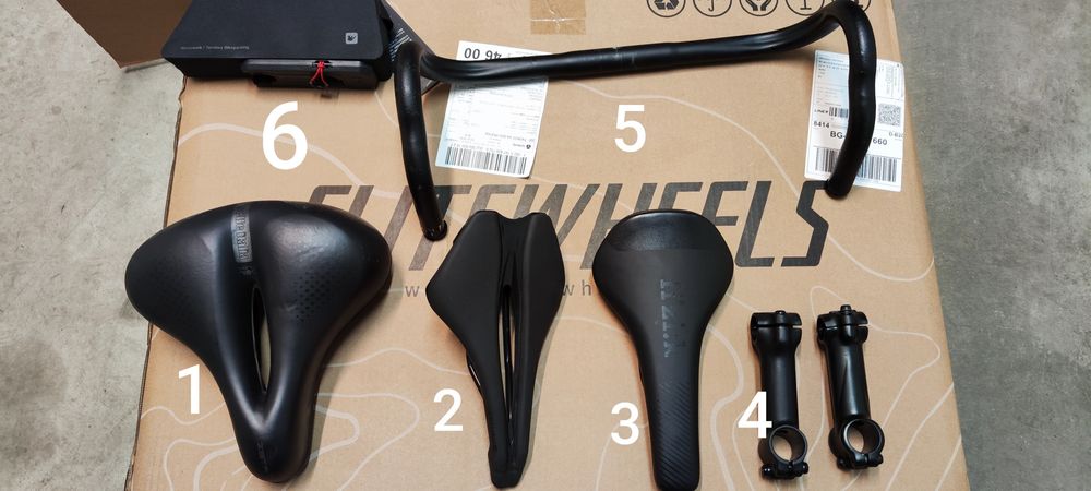 Вело части - седалки кормило лапи