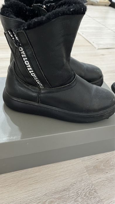 Сапоги детские черные