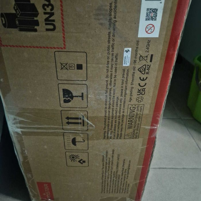 Masinuta electrica cu telecomanda, Rastar, Ferarri 488 ROSIE
