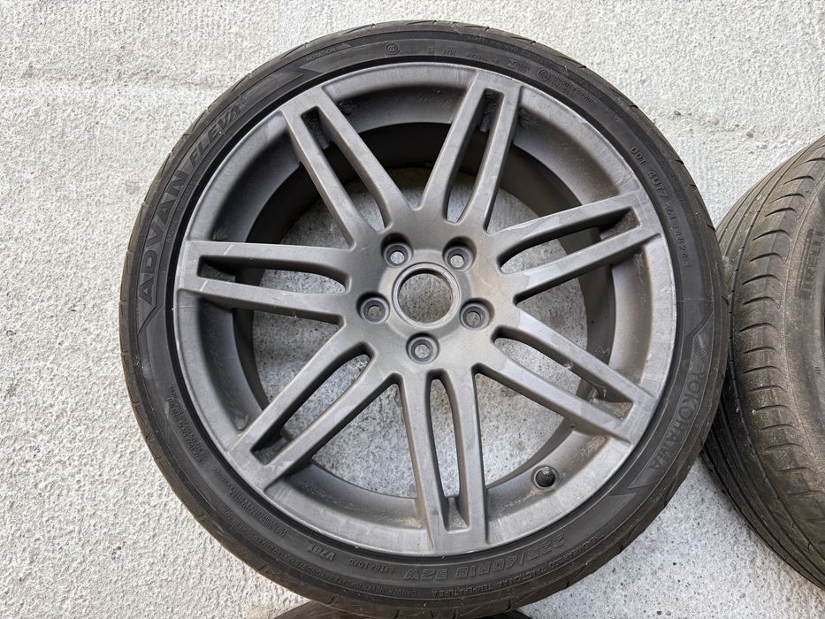 Jante Audi LeMans 5x112 R18 originale A3 8P + cauciucuri 225/40/18