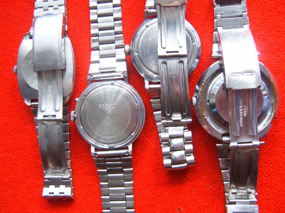 Мъжки ръчни механични часовници Poljot  Полет Slava СССР -ера