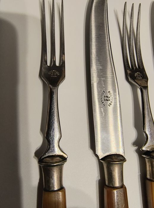 Rostfrei Solingen колекционерски нож и вилица