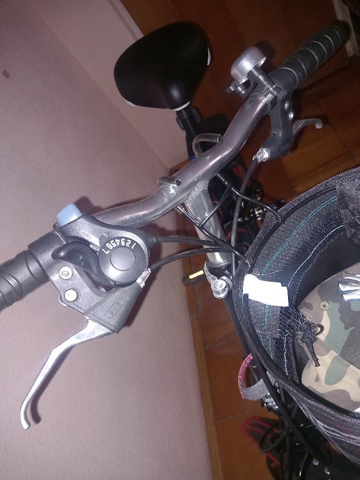 bicicleta pliabila XQIDA  7 trepte frâne pe disc  cauciucuri 20inch.