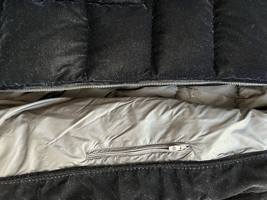 Яке с пух Massimo Dutti - кадифе