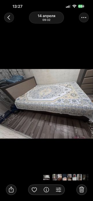Продам кровать с матрасом