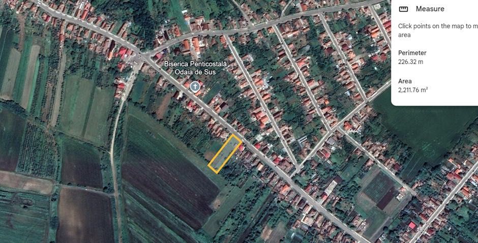 Teren vanzare Ocna Mures - 2203 mp