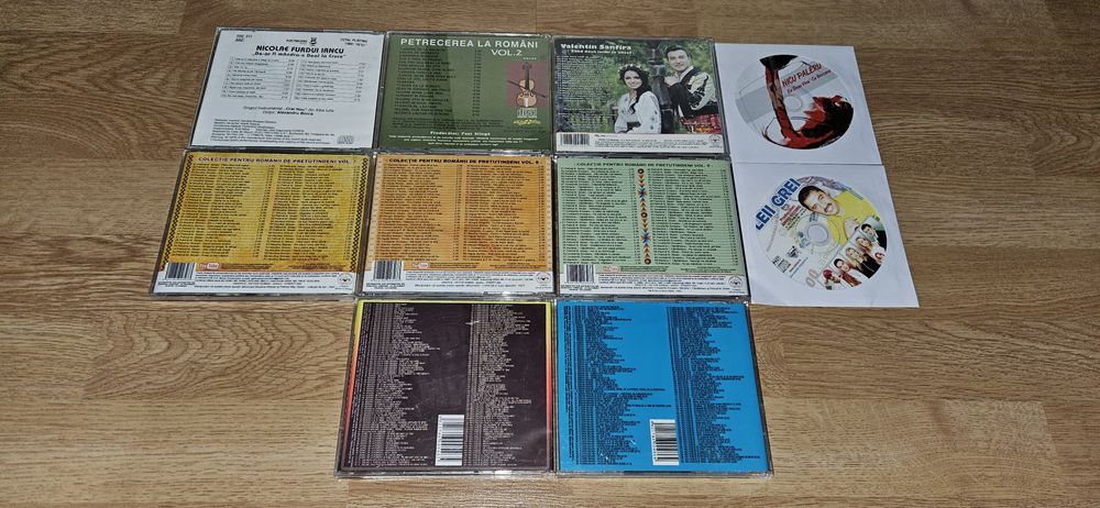 Lot 10 cd-uri si mp3 muzica populara si de petrecere