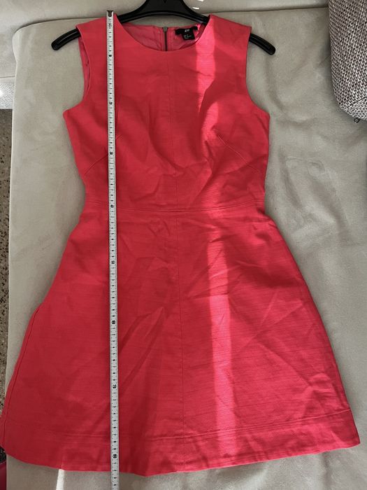 Коралова и жълта рокля на HM и S/M размер