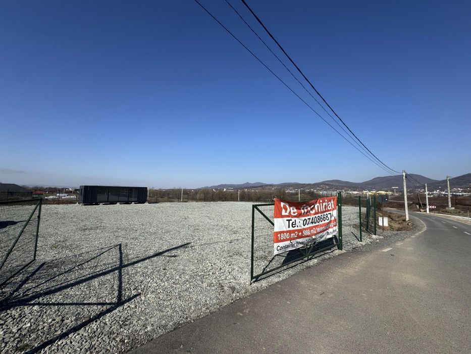 Teren 1.800 mp la DN, Baia Mare –40 m front, ideal parc auto / depozit