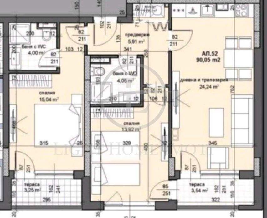 Продава се Тристаен апартамент в Пловдив, Тракия - 105 кв.м за 1652 €/кв.м - Снимка #9