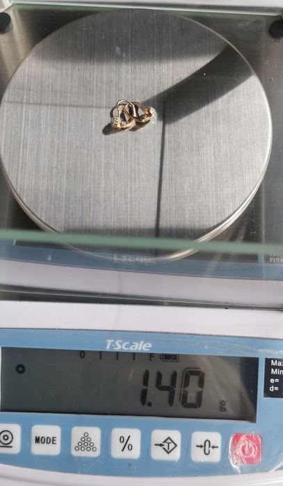 Cercei copii aur galben 585