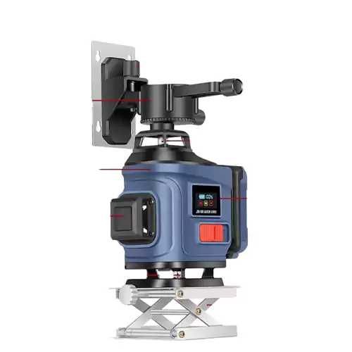 4D ЛАЗЕРЕН НИВЕЛИР с 16 линии и зелен лазер. Лазерен с дисплей - 2бат.