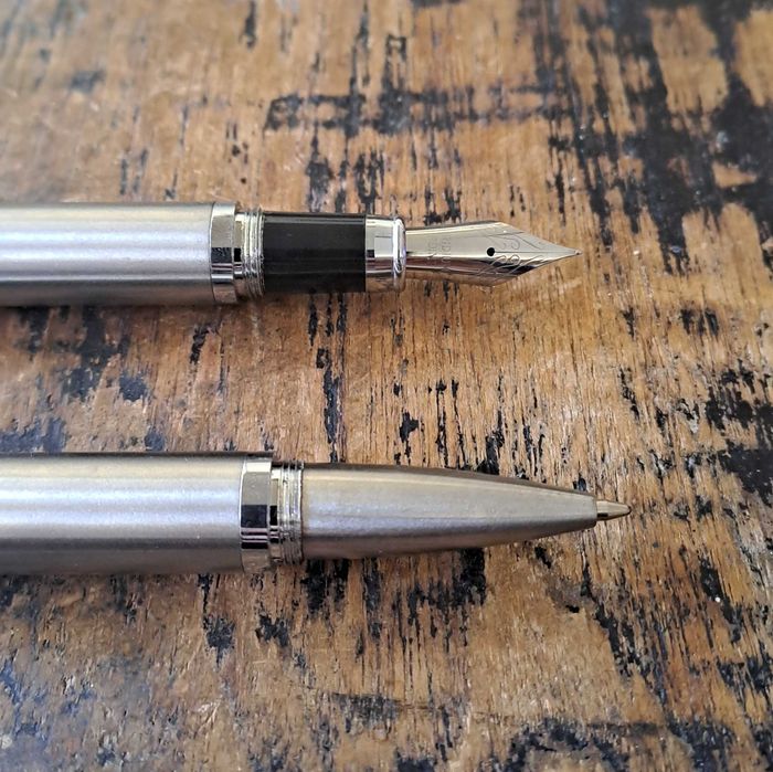 писалка и химикалка комплект масивни метални, внос от Германия