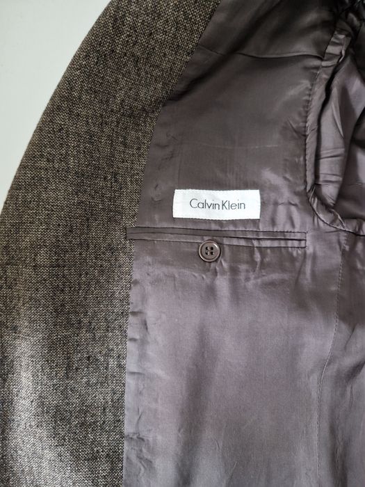 Sacou maro, Calvin Klein, marime 48