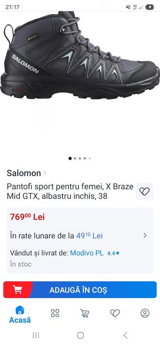 Salomon X braze dama