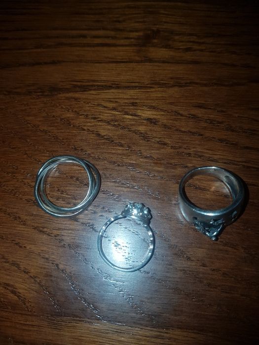 Inel dama argint 925,model 3 in 1,pietre,stelute,cercuri