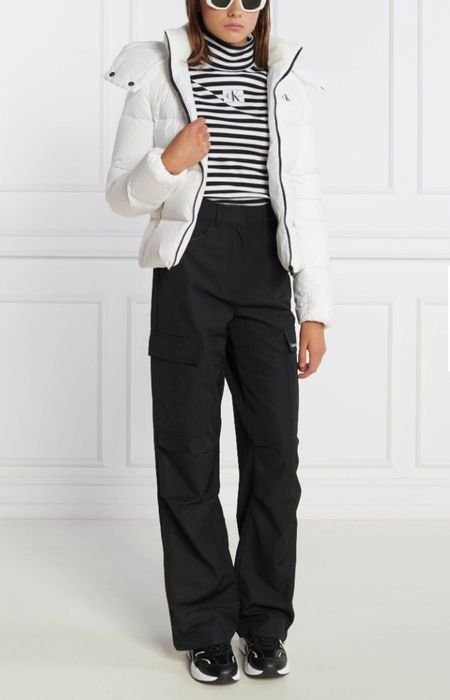 НОВ Дамски панталон Calvin Klein size S висока талия