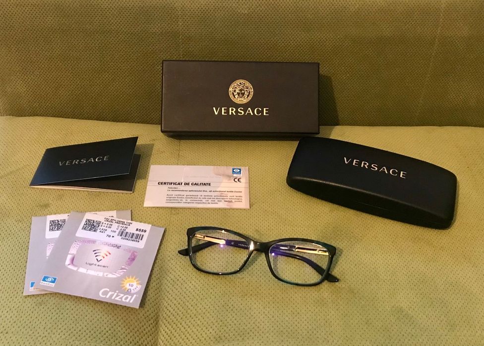 Ochelari Versace cu lentile cu filtru Blue UV Essilor