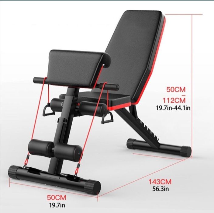 Лежак подштанга и пресса Скамья для штанги и гантели