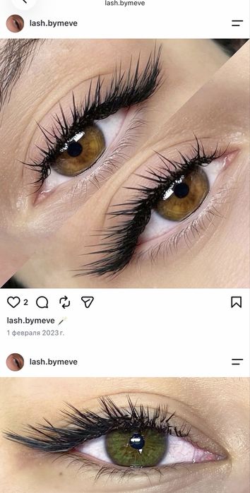 Модели на наращивание ресниц