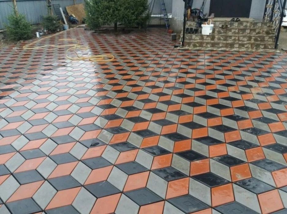 Укладка брусчатка,плитка