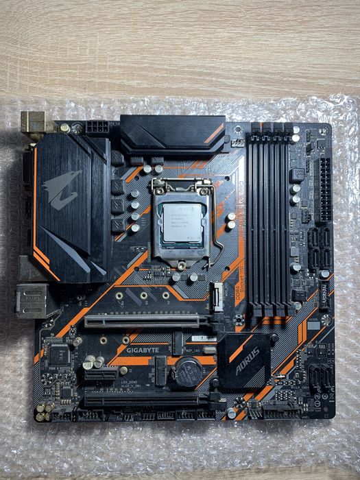 Материнская плата + процессор + кулер