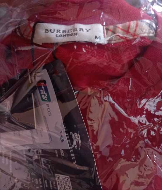 Чисто нова оригинална фланела Burberry със сертификат