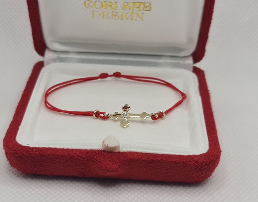 Brățară de aur galben14k cu diamante natural