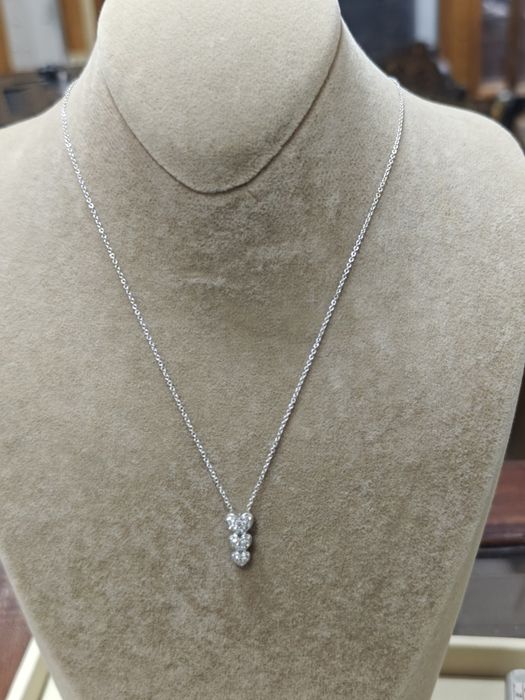 Lanț aur 18k 3.19gr cu diamante naturale (r)