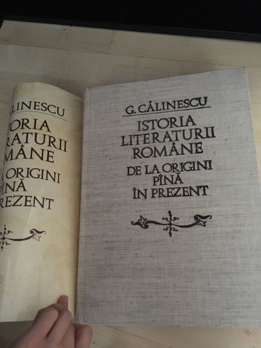 Istoria Literaturii Romane De La Origini Pana In Prezent G Calinescu Bucuresti Sectorul 6 Olx Ro