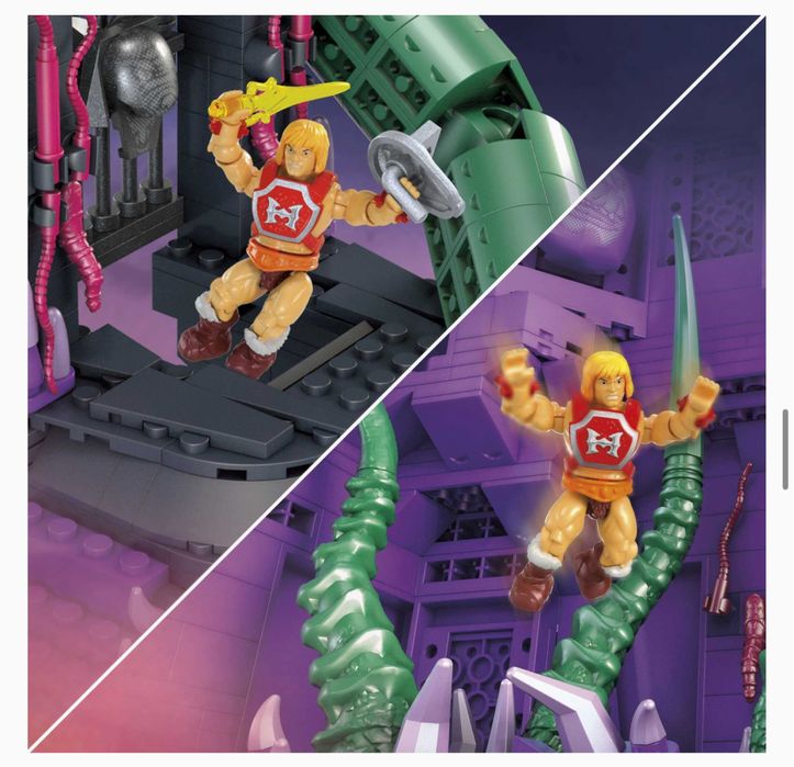 Mega Masters of The Universe Snake Mountain, 3802 piese, de colectie